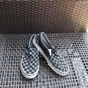 VANS classic checkerboard slip on